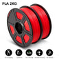 SUNLU Mix-Color 2Roll PLA/PLA Matte/Clear Filament 1.75mm 1kg Spool (2.2lbs) Neatly Wound Filament Fit Most FDM Printer