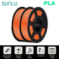 SUNLU Mix-Color 2Roll PLA/PLA Matte/Clear Filament 1.75mm 1kg Spool (2.2lbs) Neatly Wound Filament Fit Most FDM Printer