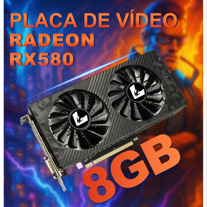 Rx580 8G Soyo AMD Radeon graphics card GDDR5 256bit memory video game cards cie3.0x16 desktop computer components
