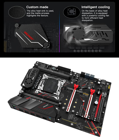 MACHINIST MR9A PRO MAX X99 motherboard LGA 2011-3 supports Xeon E5 2670 V3 2690 V4 series CPU processor DDR4 RAM memory NVME M.2
