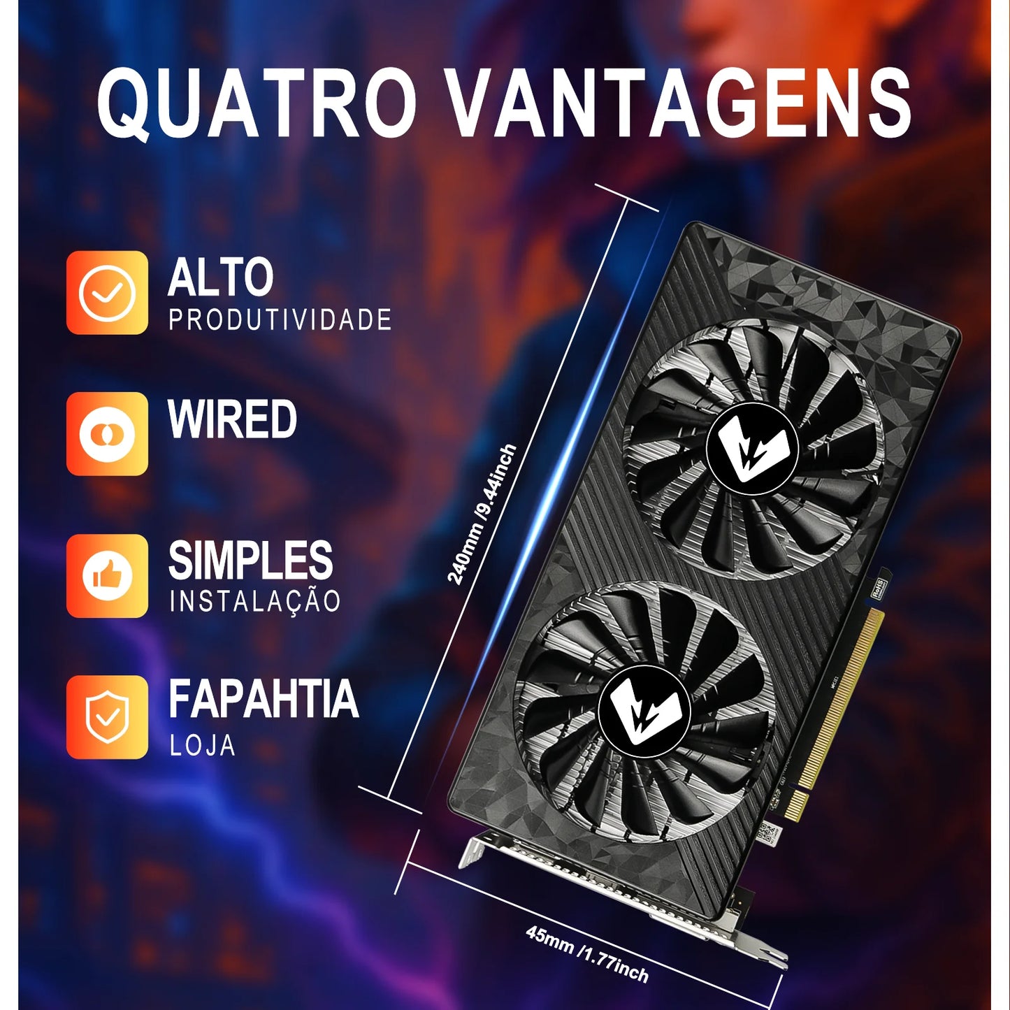 Rx580 8G Soyo AMD Radeon graphics card GDDR5 256bit memory video game cards cie3.0x16 desktop computer components