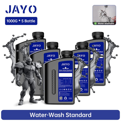 JAYO Water Washable Resin For 3D Printer 405nm UV Resin Water-Wash 3D Printer Resin For DLP LCD Printer 3D Printing Material