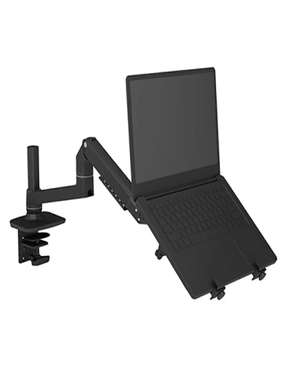 V62CT Aluminum Alloy Desktop Mount Dual Use 17-27 inch Monitor Support 17 inch Laptop Holder Mechanical Spring Arm