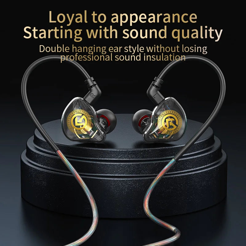 3-meter wired gaming headset with 3.5mm angled plug and Hi-Fi sound quality