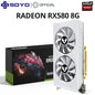 SOYO Radeon RX580 2048SP 8G Graphics Card GDDR5 Memory 256Bit AMD Gaming Video Card DP DVI Interface for Desktop Computers