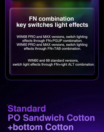 AULA WIN60 Magnetic Switch Keyboard Rapid Trigger 8K Return RGB Hotswap 60% Custom Gaming Keyboard