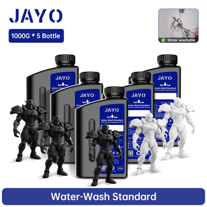 JAYO Water Washable Resin For 3D Printer 405nm UV Resin Water-Wash 3D Printer Resin For DLP LCD Printer 3D Printing Material