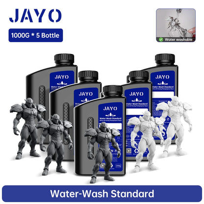 JAYO Water Washable Resin For 3D Printer 405nm UV Resin Water-Wash 3D Printer Resin For DLP LCD Printer 3D Printing Material