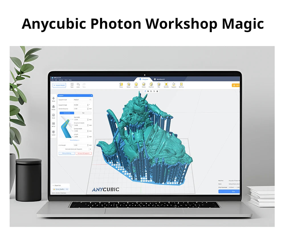 PRESALE ANYCUBIC Photon Mono 4 AE Vesion LCD 3D Printer with 7" 10K high-definition screen High-Speed  3D Printing 153×87×165mm