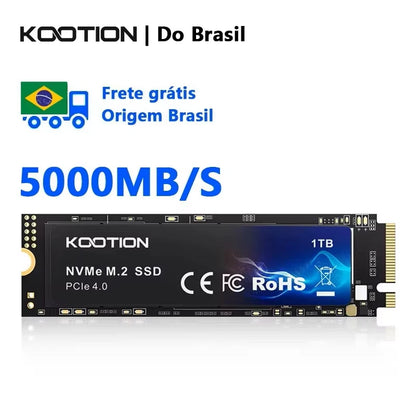 KOOTION X16 SSD Nvme M2 512GB 1TB 2TB Gen4 Nvme SSD Hard Disk M.2 2280 PCIe 4.0x4 Internal Solid State Drive for Laptop Desktop