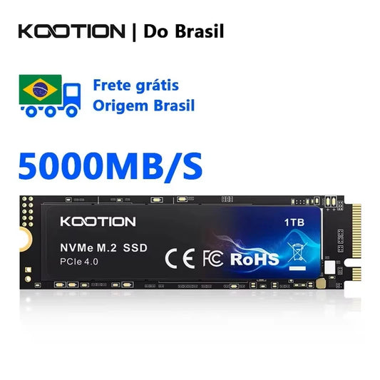 KOOTION X16 SSD Nvme M2 512GB 1TB 2TB Gen4 Nvme SSD Hard Disk M.2 2280 PCIe 4.0x4 Internal Solid State Drive for Laptop Desktop