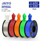 JAYO PLA Filament 1.75MM 5 Rolls/set 3D Printer Filament PLA For FDM 3D Printers Neatly Wound 3D Printing Filament Macaron Color