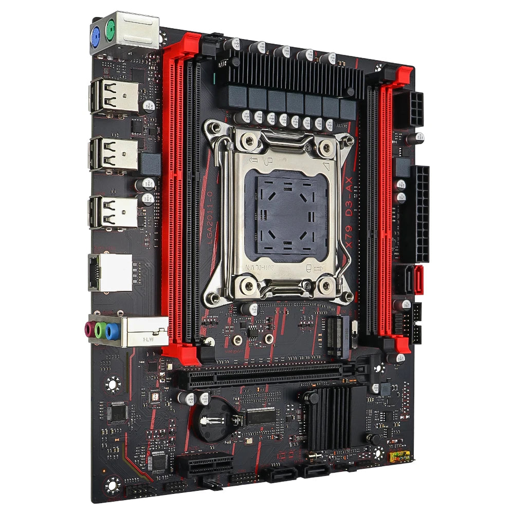 MOUGOL X79 DDR3 Motherboard Set Kit With Intel LGA2011-3 Xeon E5-2689 CPU+DDR3 2*8GB 1600MHz RAM Memory NVME M.2 SATA Game Set