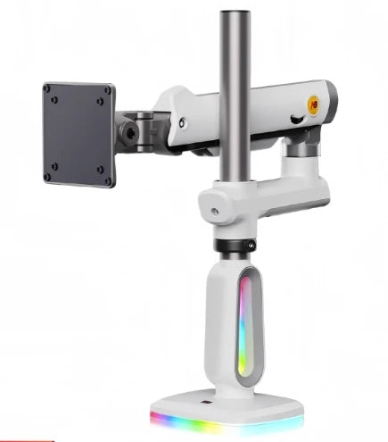 NB F7 E7 Gaming Monitor Arm 32-60 Inch Curved Arc Screen Desktop 2-20kgs Ultra Wide Monitor Holder Mount with RGB Light