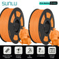 SUNLU Mix-Color 2Roll PLA/PLA Matte/Clear Filament 1.75mm 1kg Spool (2.2lbs) Neatly Wound Filament Fit Most FDM Printer
