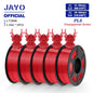 JAYO PLA Filament 1.75MM 5 Rolls/set 3D Printer Filament PLA For FDM 3D Printers Neatly Wound 3D Printing Filament Macaron Color