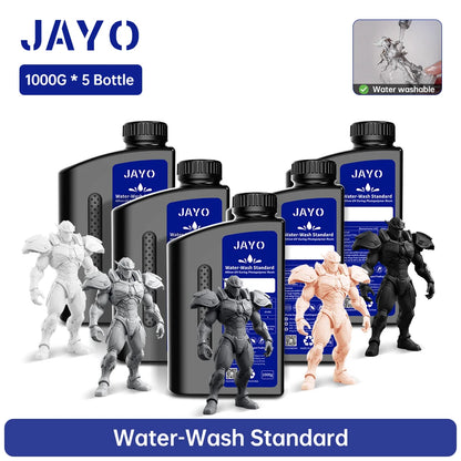 JAYO Water Washable Resin For 3D Printer 405nm UV Resin Water-Wash 3D Printer Resin For DLP LCD Printer 3D Printing Material