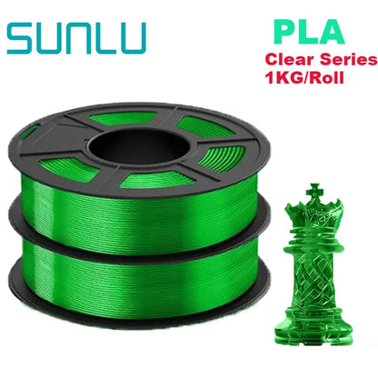 SUNLU Mix-Color 2Roll PLA/PLA Matte/Clear Filament 1.75mm 1kg Spool (2.2lbs) Neatly Wound Filament Fit Most FDM Printer