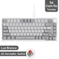 AJAZZ AK820 / AK820 Pro Free shipping for local shipments from Brazil Mechanical Keyboard 82 Keys Gamer Keyboard for Laptop PC