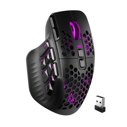 SOLAKAKA SM809 Pro Wireless MMO Gaming Mouse 16 Buttons 24000 DPI Wireles Mouse Ergonomic PAW3311 Sensor