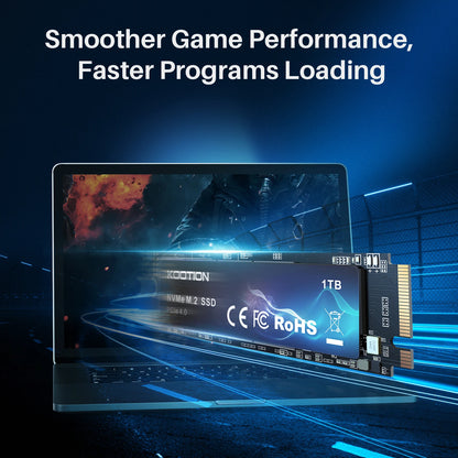 KOOTION X16 SSD Nvme M2 512GB 1TB 2TB Gen4 Nvme SSD Hard Disk M.2 2280 PCIe 4.0x4 Internal Solid State Drive for Laptop Desktop