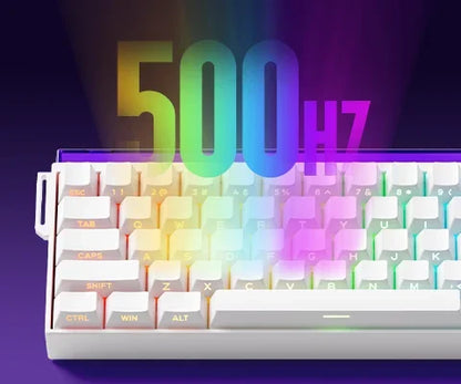 Veekos Shine60 HE Keyboard 60% AGRB with Lightbox RT0.01mm Magnetic Switch 8K Type-C Wired E-Sports Gaming Keyboard Do Brasil