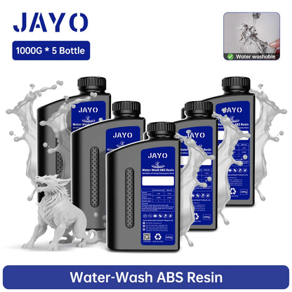 JAYO Water Washable Resin For 3D Printer 405nm UV Resin Water-Wash 3D Printer Resin For DLP LCD Printer 3D Printing Material