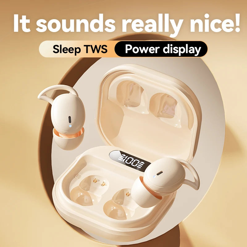 sem fio sono invisível fones de ouvido bluetooth5.4 jogos esporte alta fidelidade som estéreo música fones tws