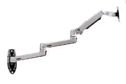 V63W / XSJ8013W Wall Mount Aluminum Ultra Long Mechanical Spring Arm Monitor Support Full Motion Monitor Holder Mount Bracket