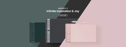 Multi-colored Graphics Tablets Huion Inspiroy 2 S/M/L Digital Tablet Professional Design Drawing Tablet Portable Signature Pad