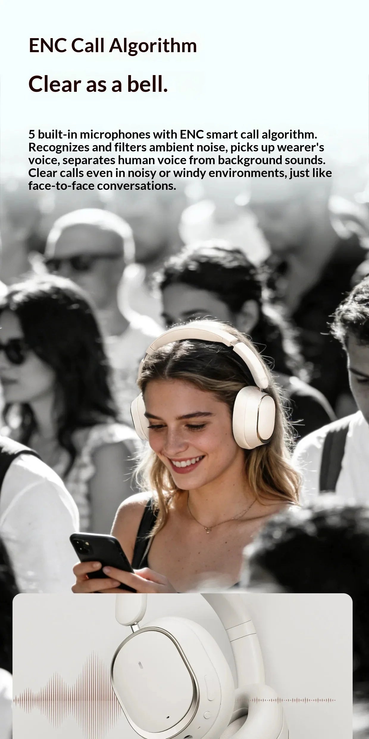 Fiio Eh13 Headphones Over Ear Gaming Bluetooth Dynamic Anc Noise Reduction Ldac Hifi Audio Long Battery Life Wireless Headset