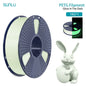 SUNLU 1KG Glow in The Dark PETG Filament Neatly Wound Luminous PETG Filament 1.75mm 1000g 3D Filament Fit Most FDM 3D Printers