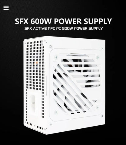 T.F.SKYWINDINTL 600W Mini ITX Solution/Micro ATX/SFX 600W Power Supply Full voltage 94V-264V SFX-T500 power Conversion rate 85%