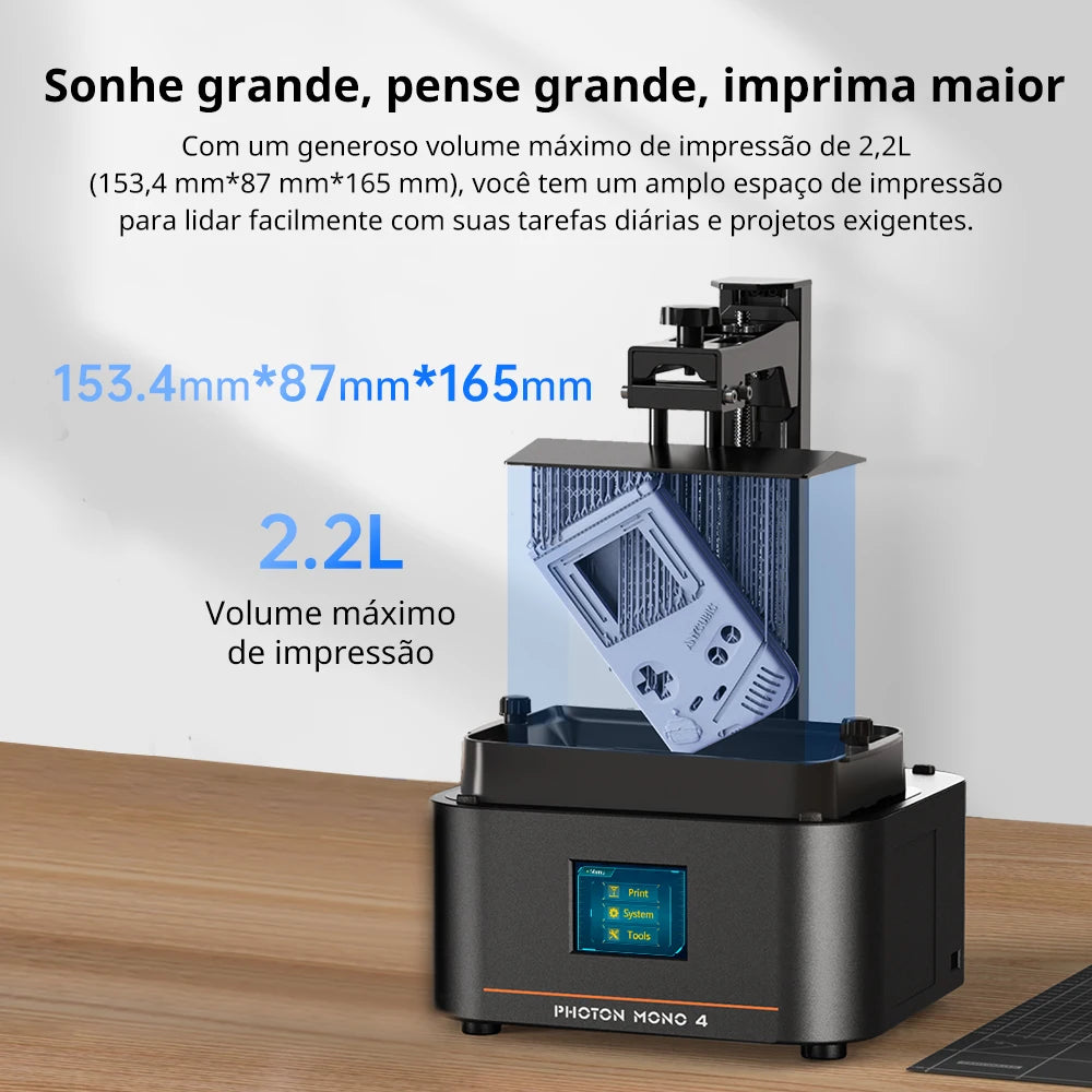 PRESALE ANYCUBIC Photon Mono 4 AE Vesion LCD 3D Printer with 7" 10K high-definition screen High-Speed  3D Printing 153×87×165mm