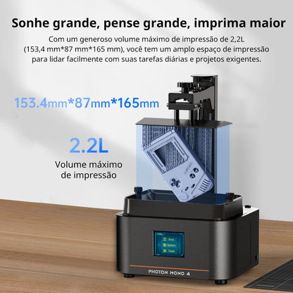 PRESALE ANYCUBIC Photon Mono 4 AE Vesion LCD 3D Printer with 7" 10K high-definition screen High-Speed  3D Printing 153×87×165mm