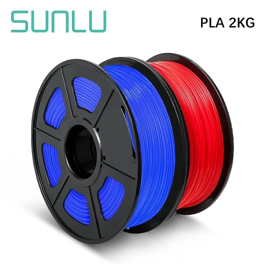 SUNLU Mix-Color 2Roll PLA/PLA Matte/Clear Filament 1.75mm 1kg Spool (2.2lbs) Neatly Wound Filament Fit Most FDM Printer