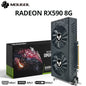 MOUGOL AMD Radeon RX590 8G Graphics Card GDDR5 Video Memory 256Bit Gaming Card DVI+DP Interface DirectX12 for Desktop Computers
