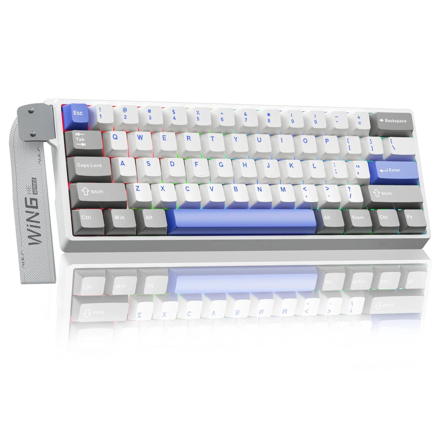 AULA WIN60 Magnetic Switch Keyboard Rapid Trigger 8K Return RGB Hotswap 60% Custom Gaming Keyboard