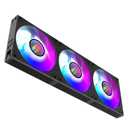 Wovibo Wireless Splicing 120mm Uni Fan Cabless Cooling Fans Cooler PWM 4PIN 5V ARGB RGB PC Computer Case Fans 12cm