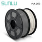 SUNLU Mix-Color 2Roll PLA/PLA Matte/Clear Filament 1.75mm 1kg Spool (2.2lbs) Neatly Wound Filament Fit Most FDM Printer