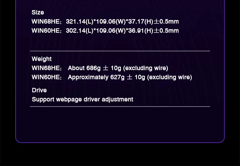 AULA WIN60 Magnetic Switch Keyboard Rapid Trigger 8K Return RGB Hotswap 60% Custom Gaming Keyboard