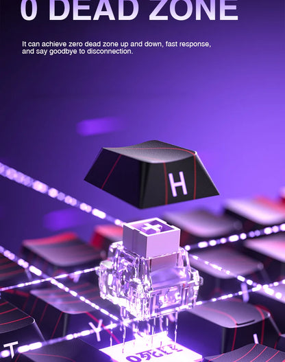 AULA WIN60 Magnetic Switch Keyboard Rapid Trigger 8K Return RGB Hotswap 60% Custom Gaming Keyboard