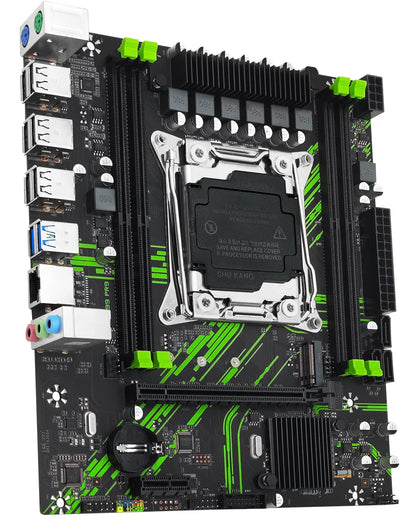 MACHINIST X99 PR9 motherboard supports Intel Xeon E5 2650 2680 2697 V4 LGA 2011-3 CPUs DDR4 memory and NVMe SATA M.2 M-ATX