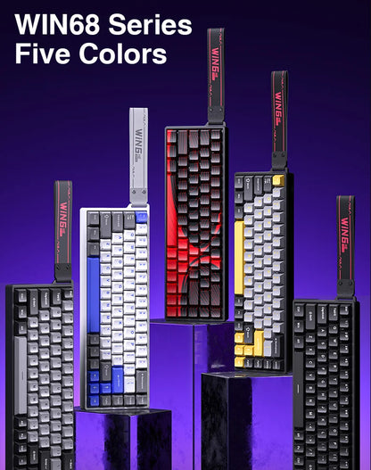 AULA WIN60 Magnetic Switch Keyboard Rapid Trigger 8K Return RGB Hotswap 60% Custom Gaming Keyboard