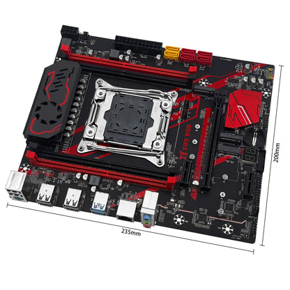MACHINIST X99 RS9 Motherboard Support Xeon E5 V3/V4 LGA 2011-3 CPU And DDR4 RAM Four channel and NVME M.2 Slot USB3.0