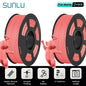 SUNLU Mix-Color 2Roll PLA/PLA Matte/Clear Filament 1.75mm 1kg Spool (2.2lbs) Neatly Wound Filament Fit Most FDM Printer