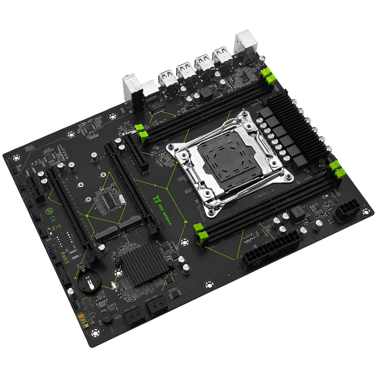 MACHINIST X99 MR9A-H motherboard supports Intel Xeon E5 2640 V3 2680 v4 LGA 2011-3 CPU and DDR4 RAM memory NVMe M.2
