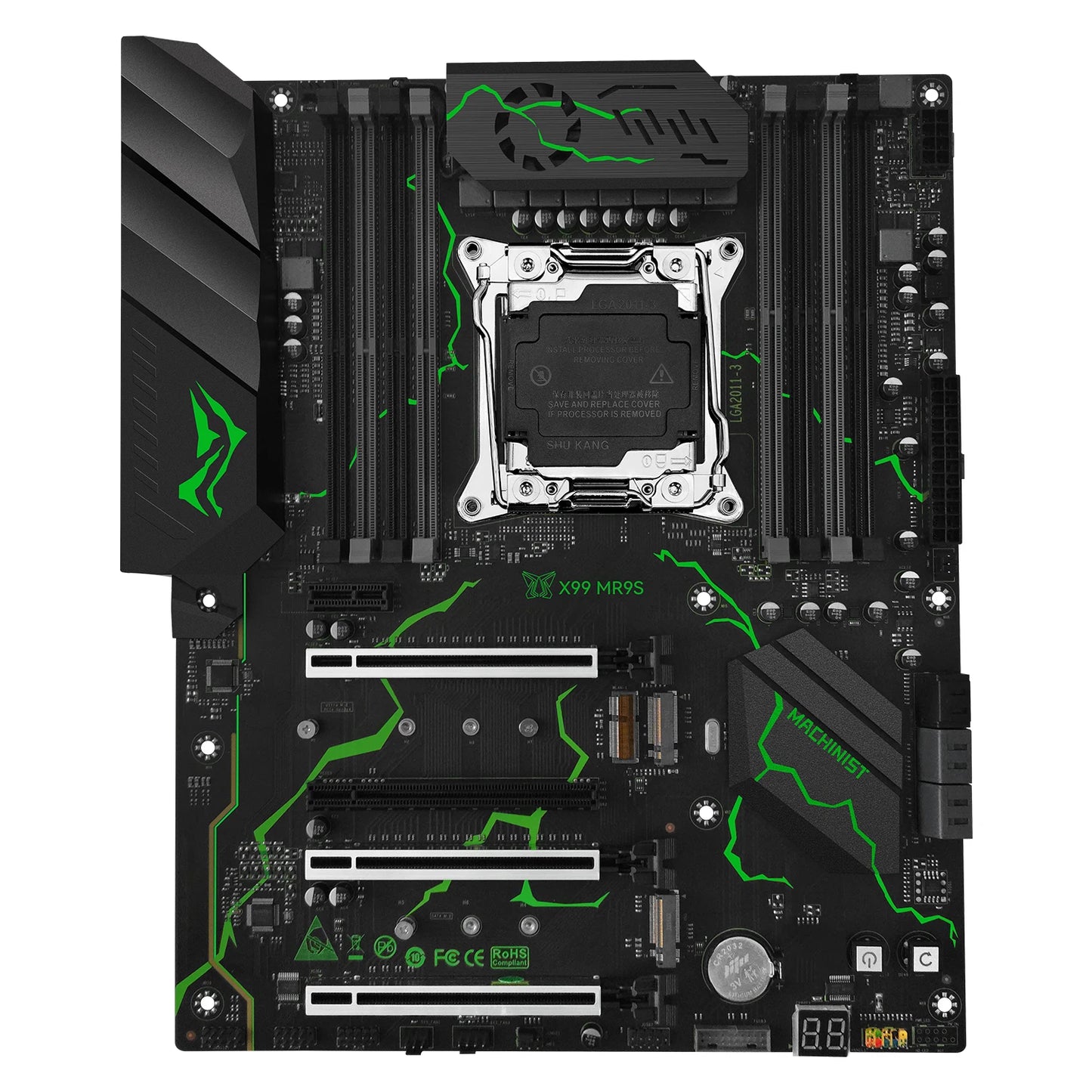 MACHINIST X99 Motherboard LGA 2011-3 Support Xeon E5 2667 V3 2697 V4 CPU Processor DDR4 ECC RAM NON-ECC Memory SSD M.2 ATX MR9S