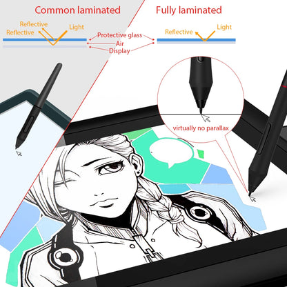 XPPen Artist 13.3 Pro V2 Graphics Tablet Drawing Monitor 13.3" Pen Display Animation Art Design Battery-free Stylus 16K Levels