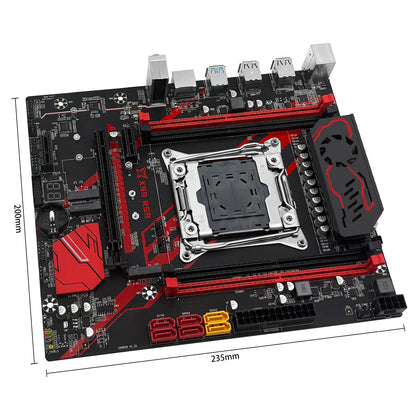 MACHINIST X99 RS9 Motherboard Support Xeon E5 V3/V4 LGA 2011-3 CPU And DDR4 RAM Four channel and NVME M.2 Slot USB3.0